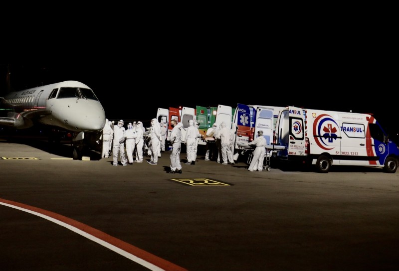 Estado recebe 17 pacientes Covid-19 provenientes de Manaus