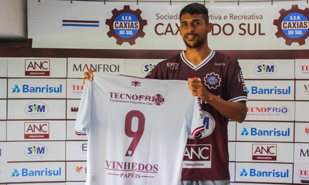 Caxias anuncia atacante Gustavo Ramos