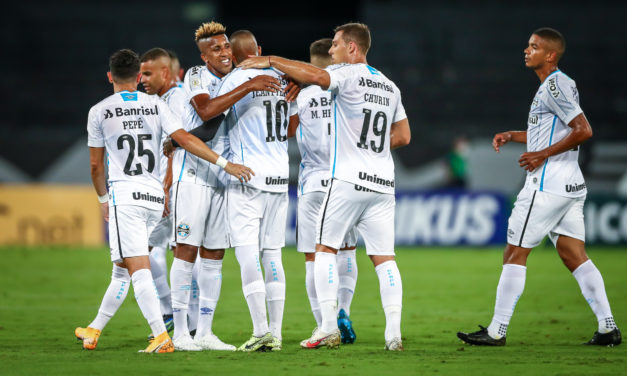 Fora de casa, Grêmio vence o Botafogo por 5 a 2