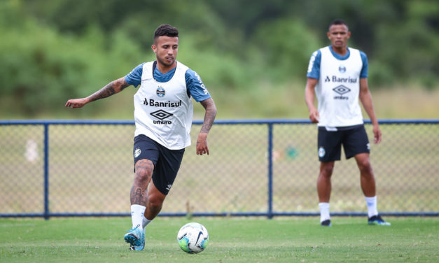 Grêmio encerra treinos para enfrentar o Botafogo