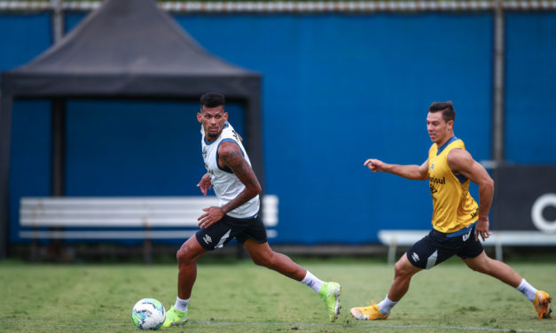 Renato comanda treino técnico no CT Luiz Carvalho