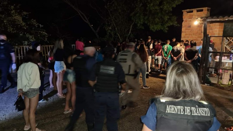 Forças de segurança interrompem 21 festas clandestinas no RS