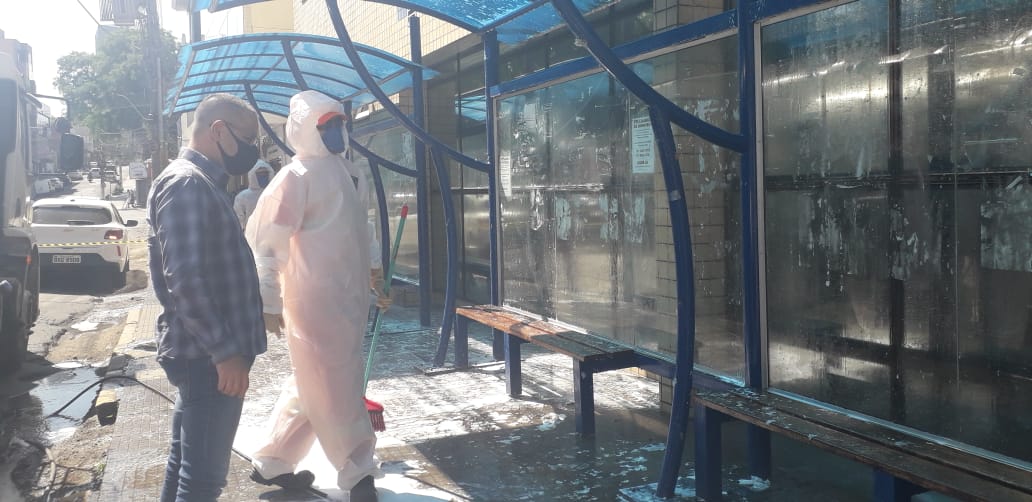 Prefeitura de Gravataí retoma sanitização das paradas de ônibus