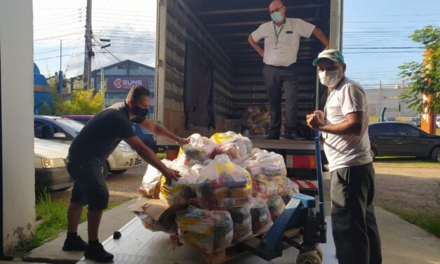 Comitê da Solidariedade de Gravataí recebe doação de 200 cestas básicas