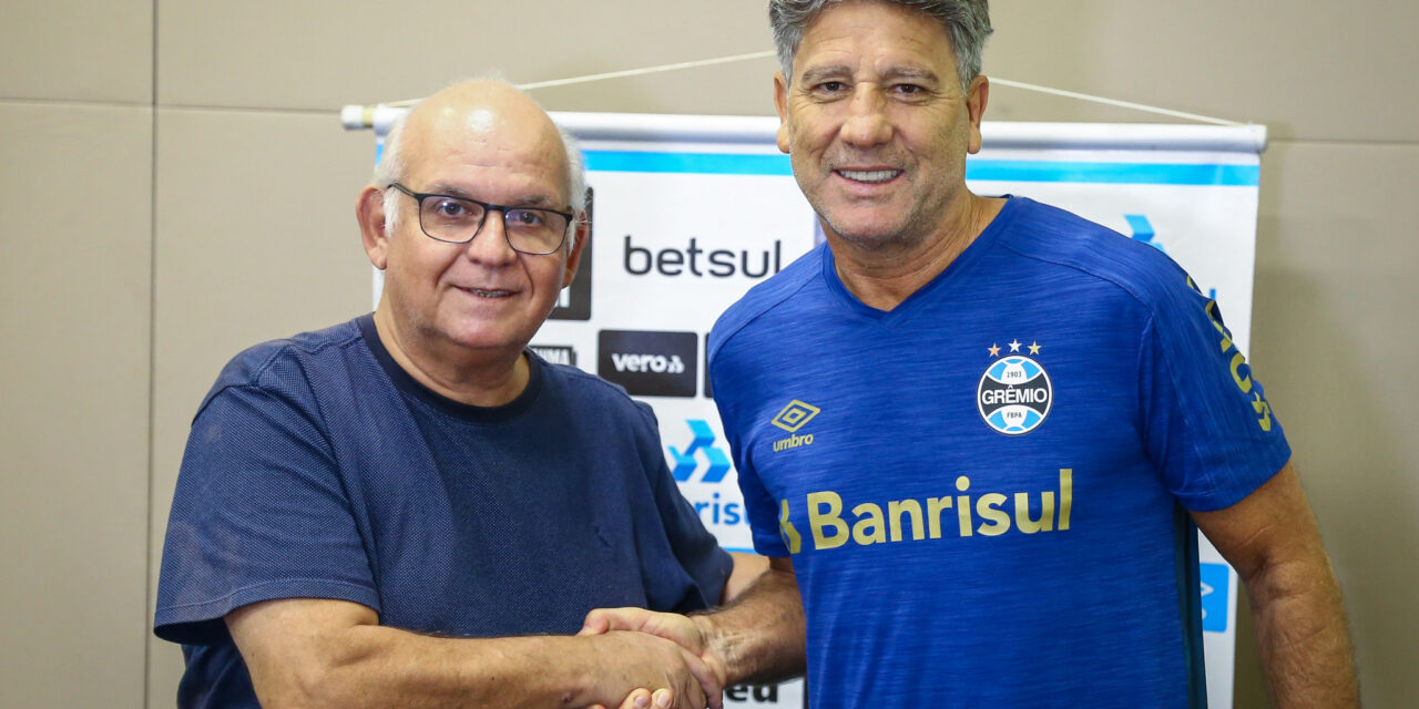 Grêmio anuncia renovação de Renato Portaluppi