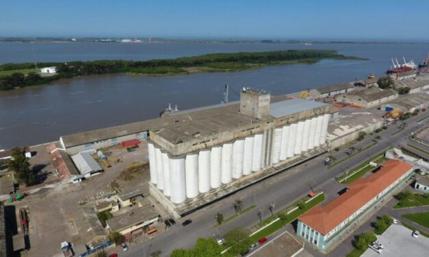 Terminal de embarque de arroz começa operação no porto do Rio Grande
