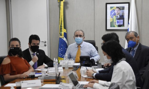 Ministro da Saúde e embaixador da União Europeia discutem ações de enfrentamento à pandemia