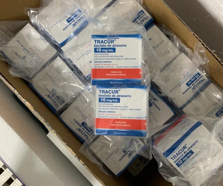 Estado e Exército distribuem mais 92 mil frascos de medicamentos do kit intubação