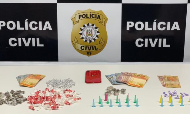 Traficantes que vendiam drogas próximo a escolas em Canoas são presos pela Polícia Civil