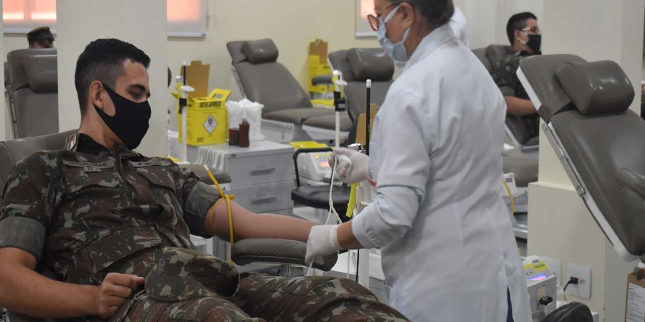 Batalhão do Exército participa da nova campanha de doação de sangue