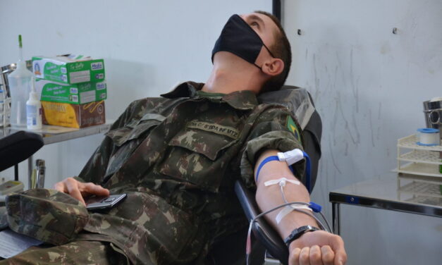 Exército realiza doação de sangue em Pelotas