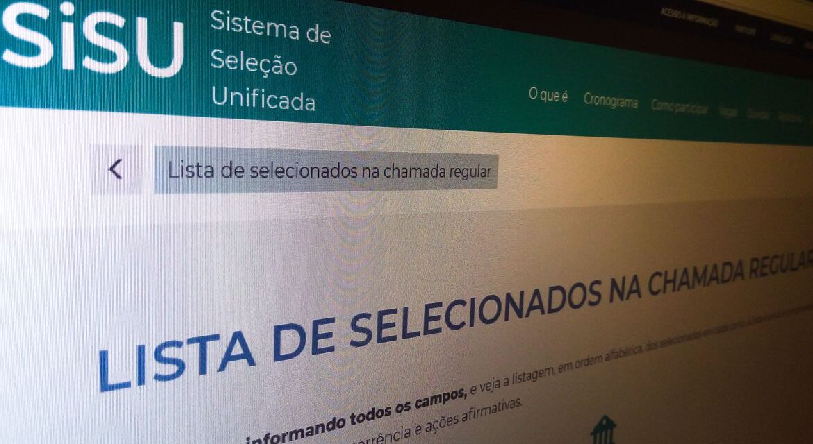 Sisu abre matrículas para aprovados em chamada única