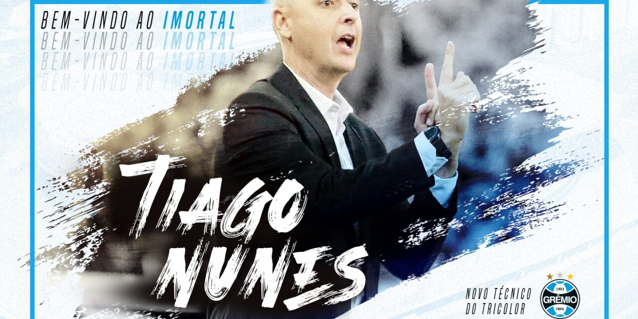 Tiago Nunes é o novo técnico do Grêmio