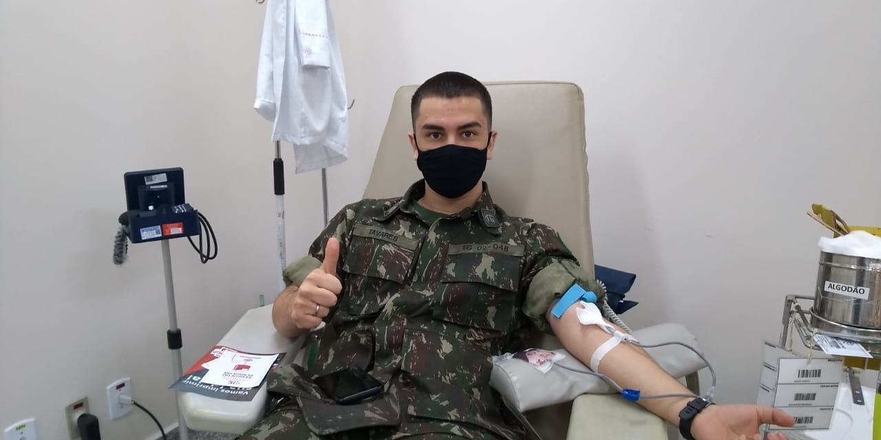 Tiro de Guerra mobiliza 96 integrantes para doação de sangue