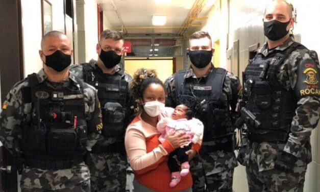 Policiais Militares salvam recém-nascida engasgada com leite materno