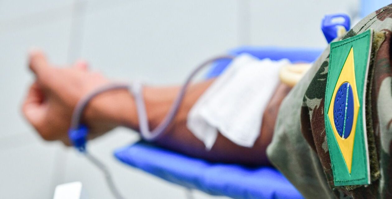 Exército atinge marca de 200 militares doadores de sangue em julho