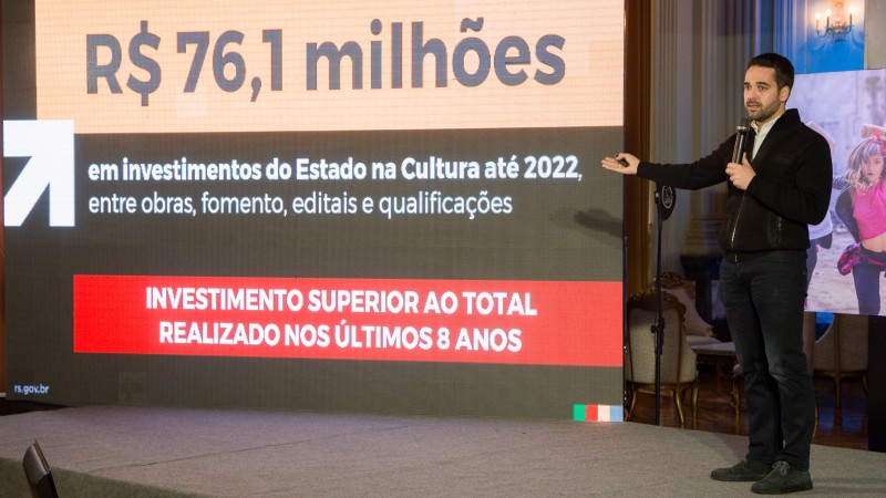 Governo lança projeto de R$ 76,1 milhões em investimentos para impulsionar Cultura no RS