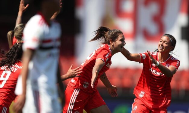 Gurias Coloradas vencem em São Paulo e se classificam para semifinais do Brasileirão Feminino