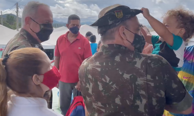 Comandante do CMS desembarca em Roraima para acompanhar operação de acolhimento de venezuelanos