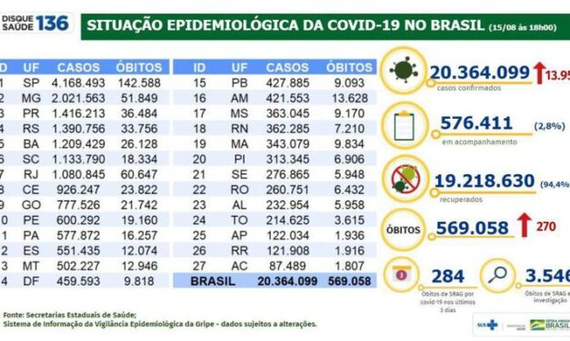 Porto Alegre está entre os estados com mais mortes por covid-19