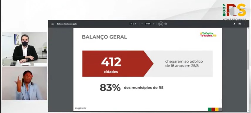 95 municípios gaúchos não conseguiram vacinar toda população adulta contra a covid-19