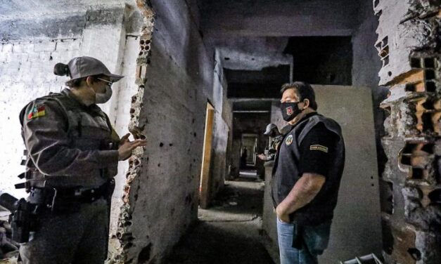 Está concluída a desocupação do Esqueletão no Centro Histórico Porto Alegre