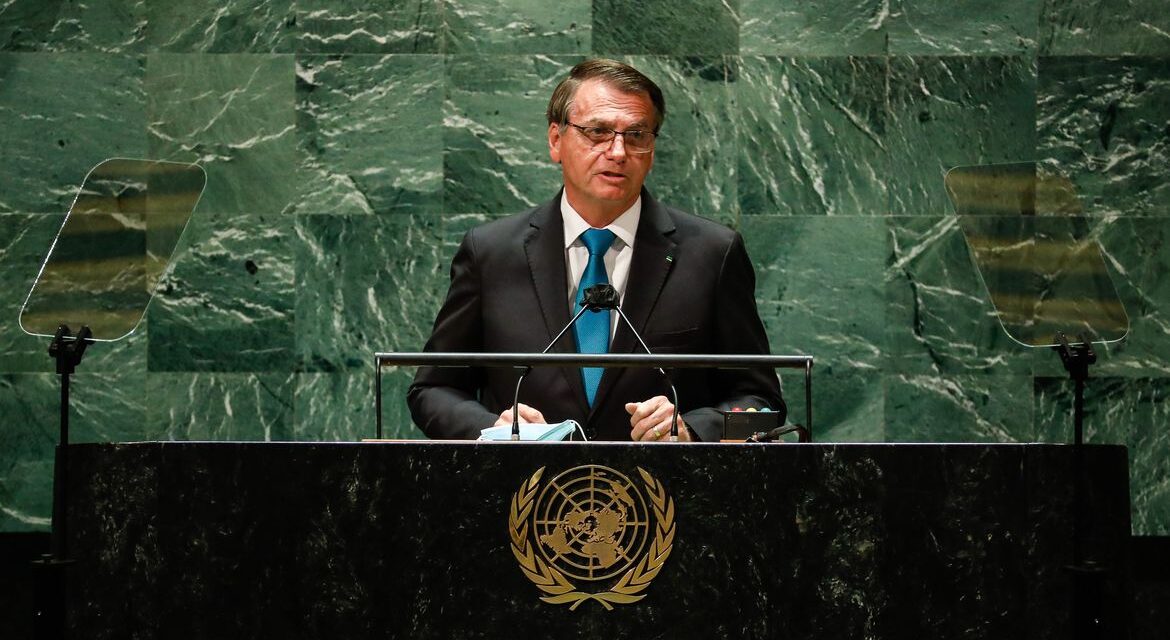 Bolsonaro destaca, na ONU, ações do Brasil na transição energética