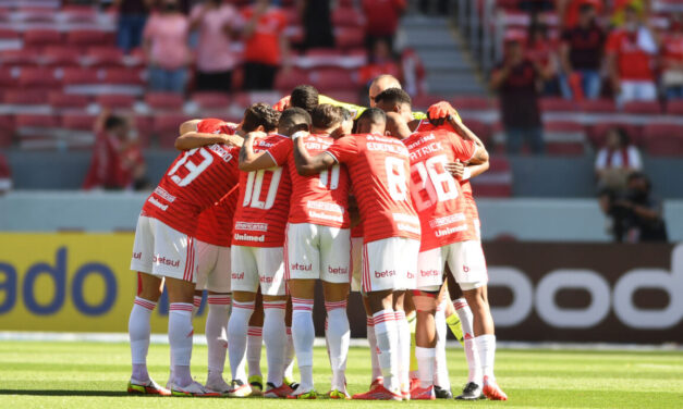 Internacional tem sete jogadores pendurados