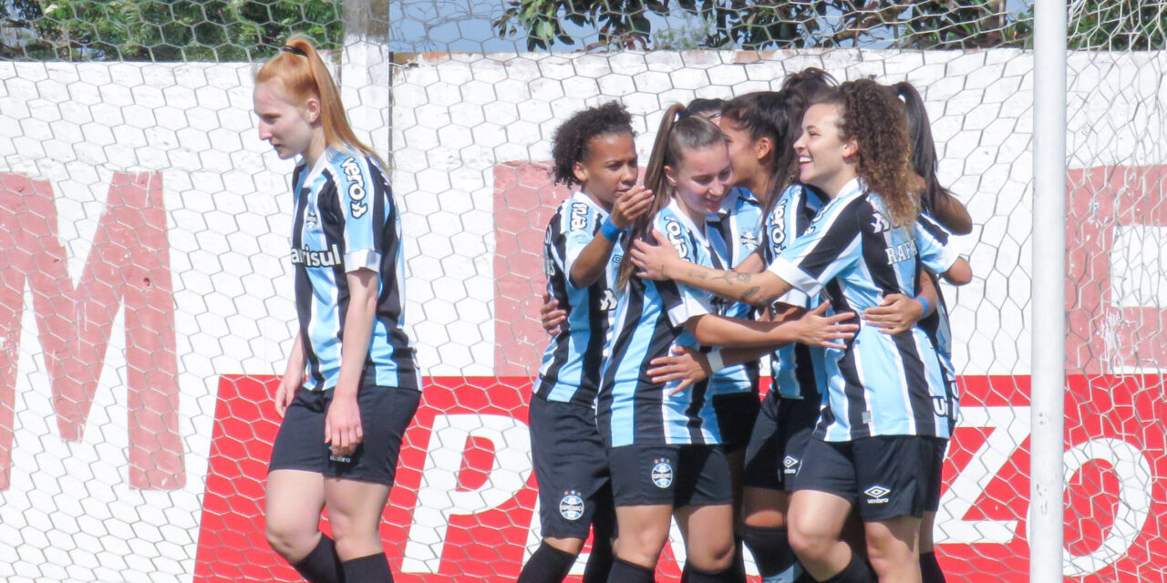 Gurias Gremistas goleiam o Guarany de Bagé por 17 a 0, pela 3ª rodada do Gauchão