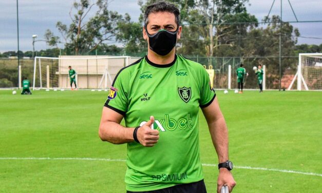 Marquinhos Santos, técnico do América-MG cita Mancini em recado a torcida