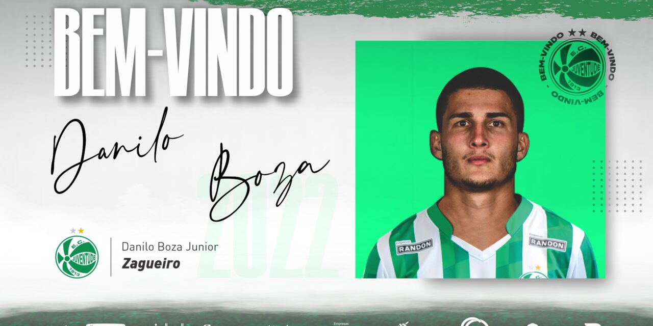 Juventude anuncia contratação do zagueiro Danilo Boza, ex-Santos