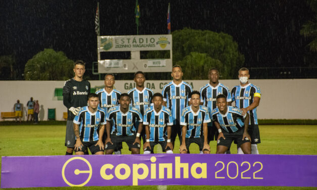 Grêmio estreia na Copinha com vitória sobre o Mixto-MT