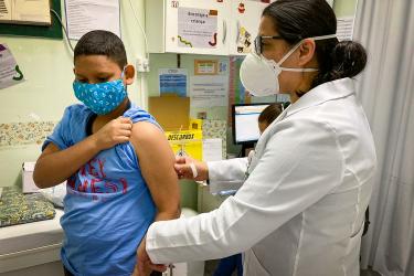 Covid-19: ato no Centro de Saúde Santa Marta marca início da vacinação infantil nesta quarta