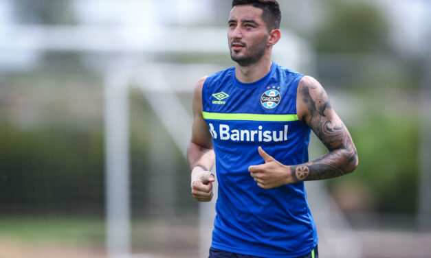 Villasanti, Ferreira e Diego Souza participam do último treino do Grêmio antes de enfrentar o Mirassol