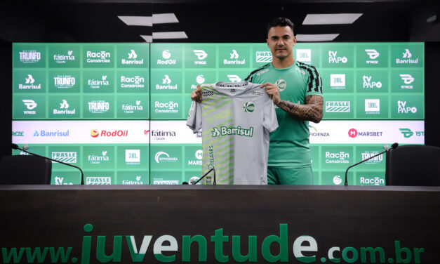 Juventude apresenta goleiro Felipe Alves, ex-Fortaleza