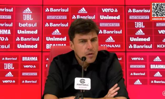 Apesar do empate com o Novo Hamburgo, Medina vê evolução no Inter: “foi protagonista”