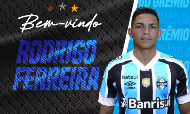 Grêmio oficializa contratação de Rodrigo Ferreira