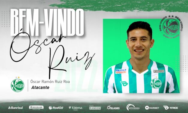 Juventude anuncia contratação do paraguaio Óscar Ruiz, ex-Bahia
