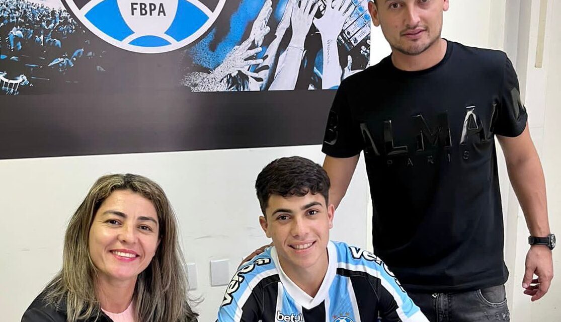 Grêmio assina contrato com Wambaster, revelação das categorias de base