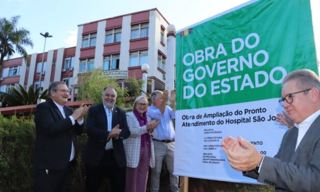 Em Nova Prata, governador Ranolfo dá início a obras de ampliação de hospital