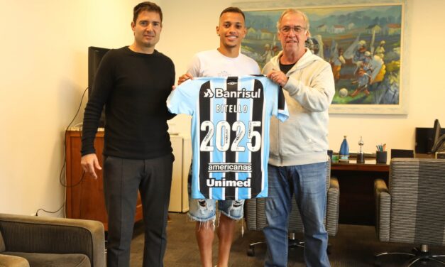 Grêmio anuncia renovação de Bitello até 2025