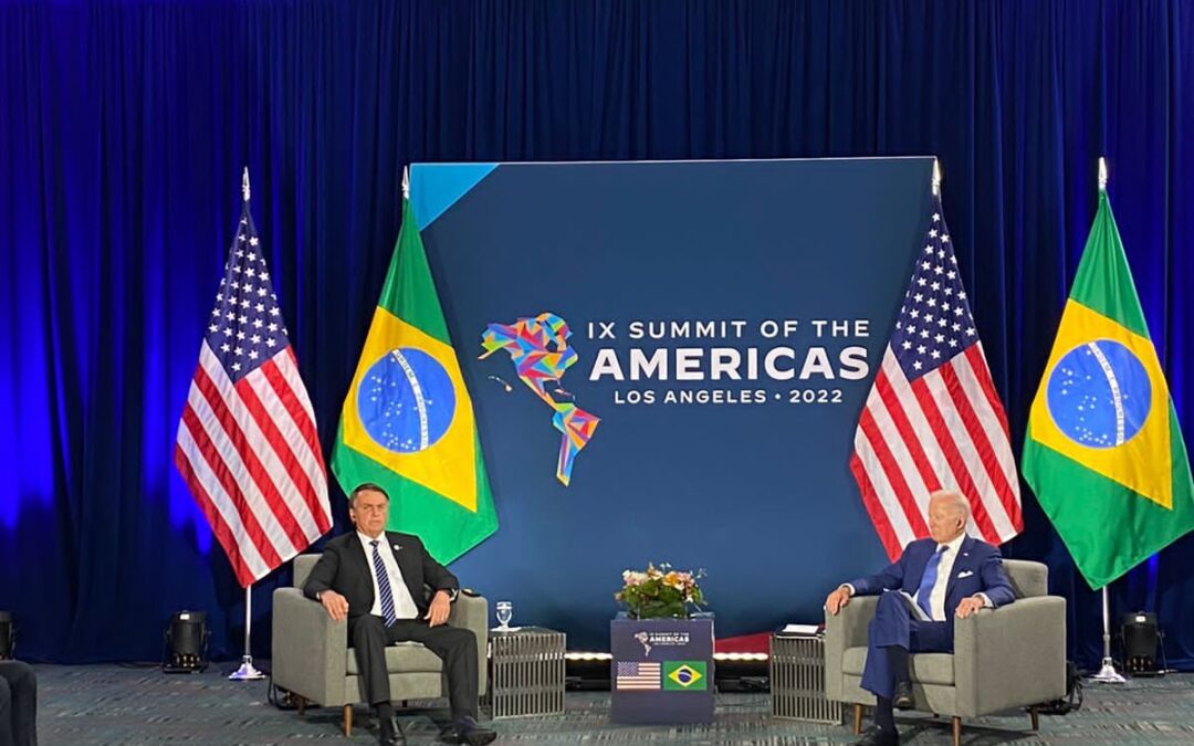 Presidentes Bolsonaro e Biden fazem reunião nos EUA