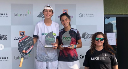 Com apenas 16 anos, Felipe Loch fatura o vice-campeonato de Beach Tennis na modalidade Dupla Mista PRO