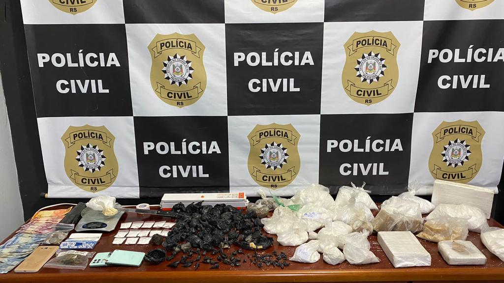 Ação da Polícia Civil acaba com um preso na Região Metropolitana de Porto Alegre