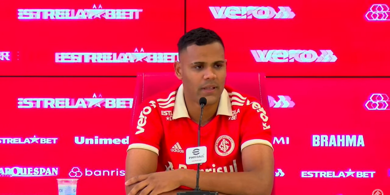 Apresentado pelo Inter, Mikael fala sobre problemas com a balança: “é mais quando estava nas férias”
