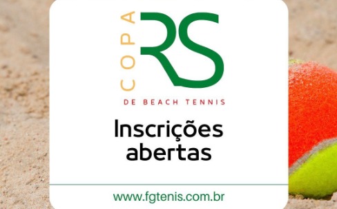 Inscrições para a 2ª Etapa da Copa RS de Beach Tennis iniciam nesta terça-feira