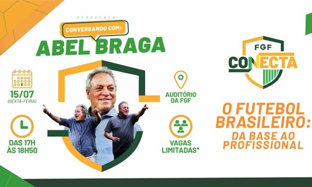 FGF promove palestra “o futebol brasileiro: da base ao profissional” com Abel Braga