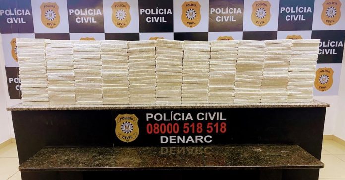 Denarc apreende R$ 7 milhões em cocaína em Sapucaia do Sul