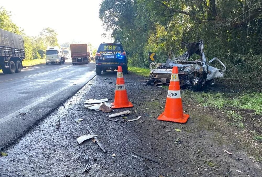 Acidente na BR-386 deixa 4 mortos