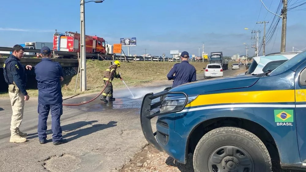 Caminhão atropela ciclista em São Leopoldo